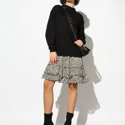 outryt by azorte Polka-Dot Print A-Line Dress-picture-14