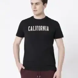 Men Typographic Print T-Shirt-image-68