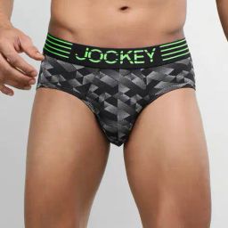 jockey MM07 Microfiber Mesh Elastane Stretch Fabric Brief with Breathable Mesh and Stay Dry Technology image 1