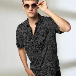 Men Printed Slim Fit Shirt-image-82