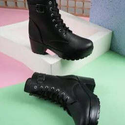 Women Lace-Up Ankle-Length Boots-image-19