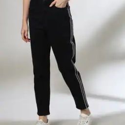 Women Striped Relaxed Fit Jeans-image-30