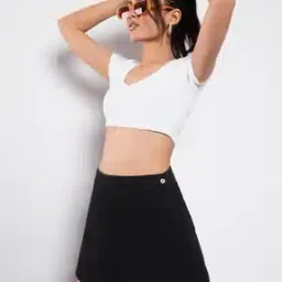 Women Denim Skorts-picture-21