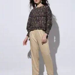 Women Ajrak Print Fitted Top-picture-29