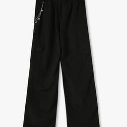 Girls Relaxed Fit Pants with Elasticated Waist-image-38