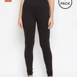 Pack of 2 Leggings with Elasticated Waist-image-36