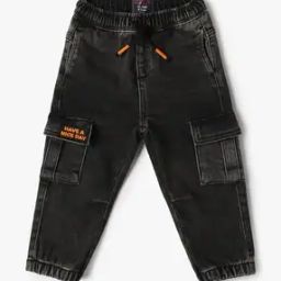 Boys Mid-Wash Regular Fit Cargo Joggers-picture-41