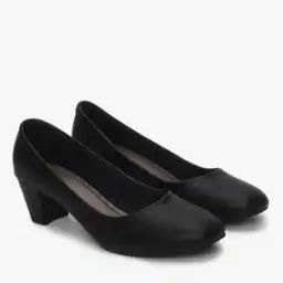 Chunky Heeled Pumps-image-4
