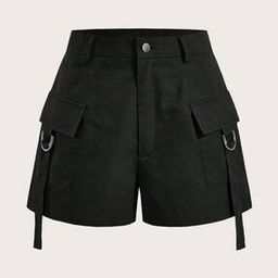 Women Timsy Flat-Front Cargo Shorts-14