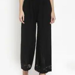 Schiffli-Embroidered Palazzo with Insert Pockets-picture-28