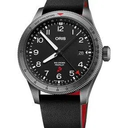  Analogue Watch with Leather Strap-image-55