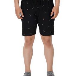 Micro Print Bermudas with Drawstring Waist-picture-26