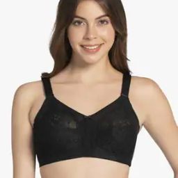 Non-Padded Non-Wired Full Coverage Magic Support Lace Bra  - BRA81901-image-77