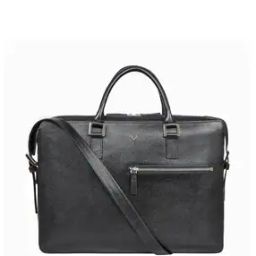 Textured Genuine Leather Messenger Bag-image-32