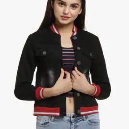 Lightly-Washed Denim Jacket-image-41