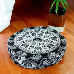 Printed Cotton Floor Cushion 20" x 20"-48