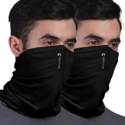 Pack of 2 Men Logo Print Bandanas-image-81