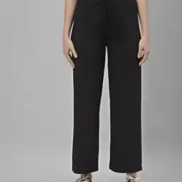 Women Ribbed Wide Track Pants-image-82