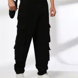 Men Relaxed Fit Cargo Pants-image-11
