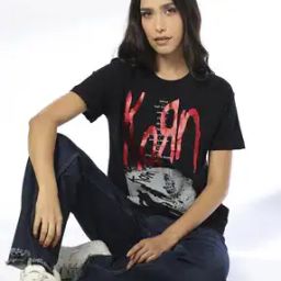 Women Graphic Print Boxy Fit Round-Neck T-Shirt-image-31