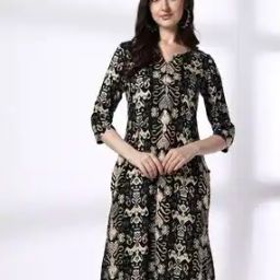 Women Ikat Straight Kurta-image-78