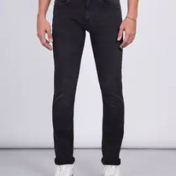 Men Washed Tapered Jeans-image-67