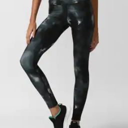 Printed Sports Leggings with Elasticated Waist-image-26