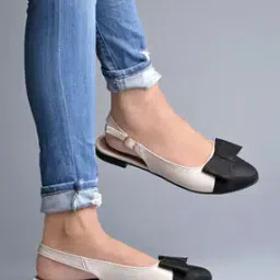 Slingback Flat Mules with Buckle Closure-image-26