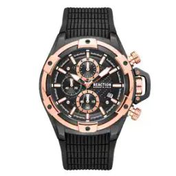 Men Chronograph Wrist Watch with Tang Buckle Closure-KRWGO0070201-30