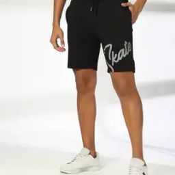 Men Typographic Print Regular Fit Shorts-picture-9