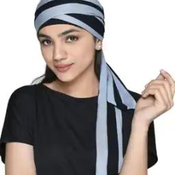 Women Striped Turban-43