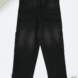 Boys Loose Fit Washed Cargo Jeans-picture-39
