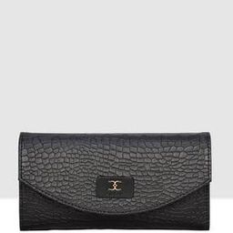 Women Croc-Embossed Travel Wallet-image-12