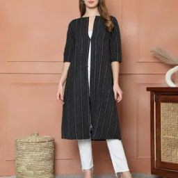 Women Striped Regular Fit Shrug-45