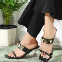 Women Embellished Cone Heeled Sandals with Open Toes-image-43