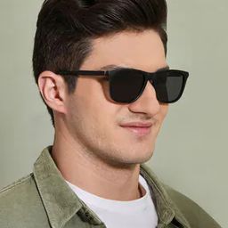 Unisex Polarized and UV Protected Wayfarer Sunglasses -VC S12643-18