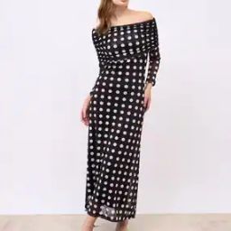 Women Polka-dot A-line Dress-image-41