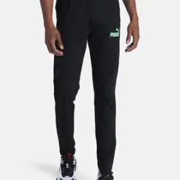 Logo Print Slim Fit Straight Track Pants-image-33