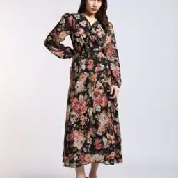 Midi Dress with Full Sleeves-image-39