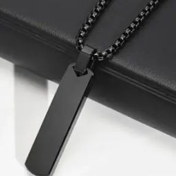 Men Silver-Plated Chain with Pendant-picture-12