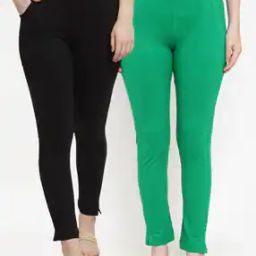 Pack of 2 Elasticated Waistband Leggings-image-25