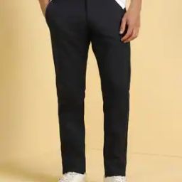 Men Slim Fit Trousers with Insert Pockets-picture-18