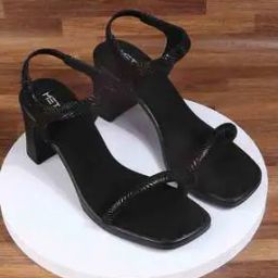 Women Embellished Chucky Heeled Sandals-image-2