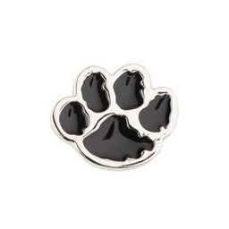 Metallic Paw Print Lapel Pin-image-39