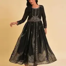 Embellished Fit & Flare Dress-image-18