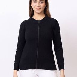 Women V-neck Cardigan-image-36
