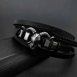 Men Leather Bracelet-19