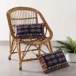 Set of 2 Geometric Print Pillow Covers 20" x 12"-image-96
