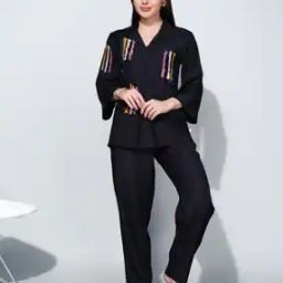 Women Printed Shirt Top 2-Piece Sets-image-44