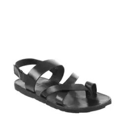 Genuine Leather Toe-Ring Sandals -image-53